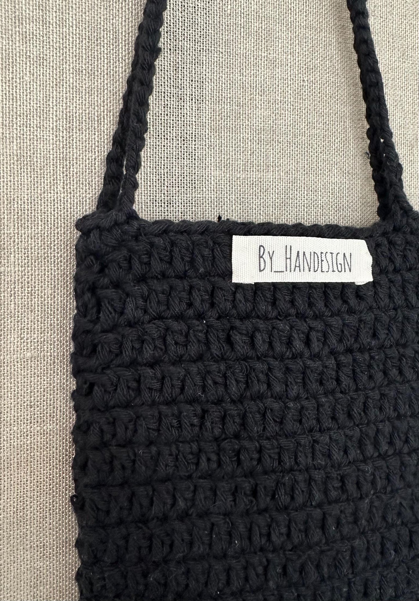 BOLSO FLECOS NEGRO - By_Handesign